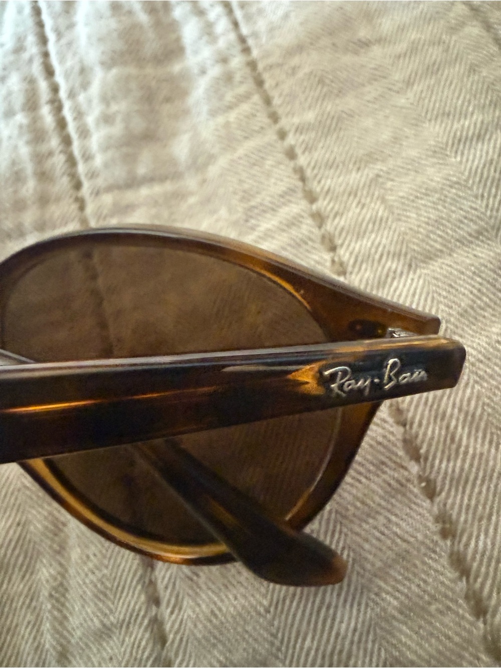 Ray-Ban RB4305 Havana Brown Polarized Sunglasses Made in Italy - Picture 4 of 7